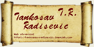 Tankosav Radišević vizit kartica